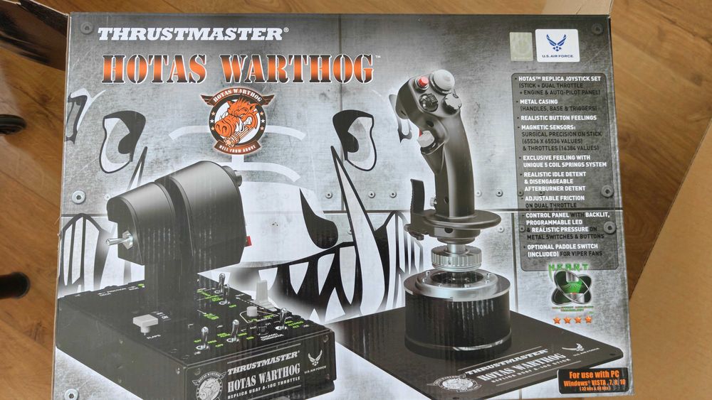 Thrustmaster Hotas Warthog joystick + przepustnica