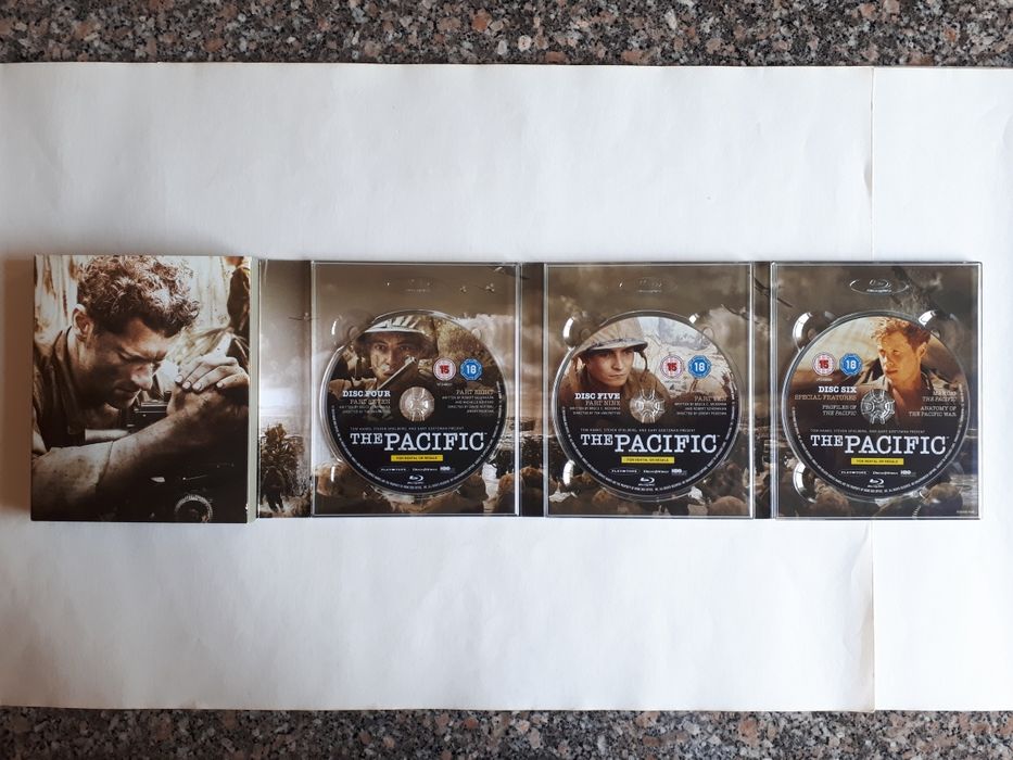 Blu-ray The Pacific (cx metálica) 6 discos