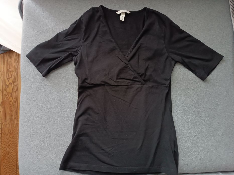 T-shirt, bluzka, top do karmienia, h&m mama, rozmiar S