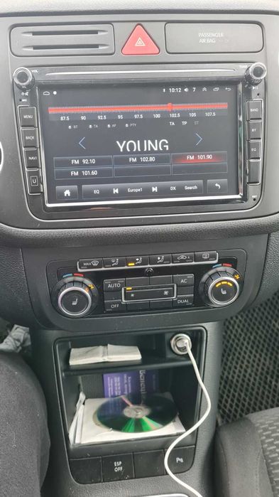 Штатна магнітола для VW Passat Golf Jetta Polo Caddy Touran Tiguan Sharan USB Bluetoth