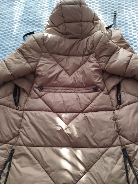 Теплюща подовжена куртка на зріст 152 см