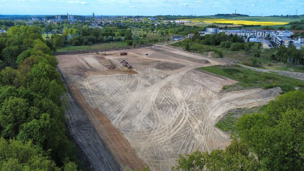 Stabilizacja gruntu Śląsk, Roboty ziemne, Wynajem spycharki CAT