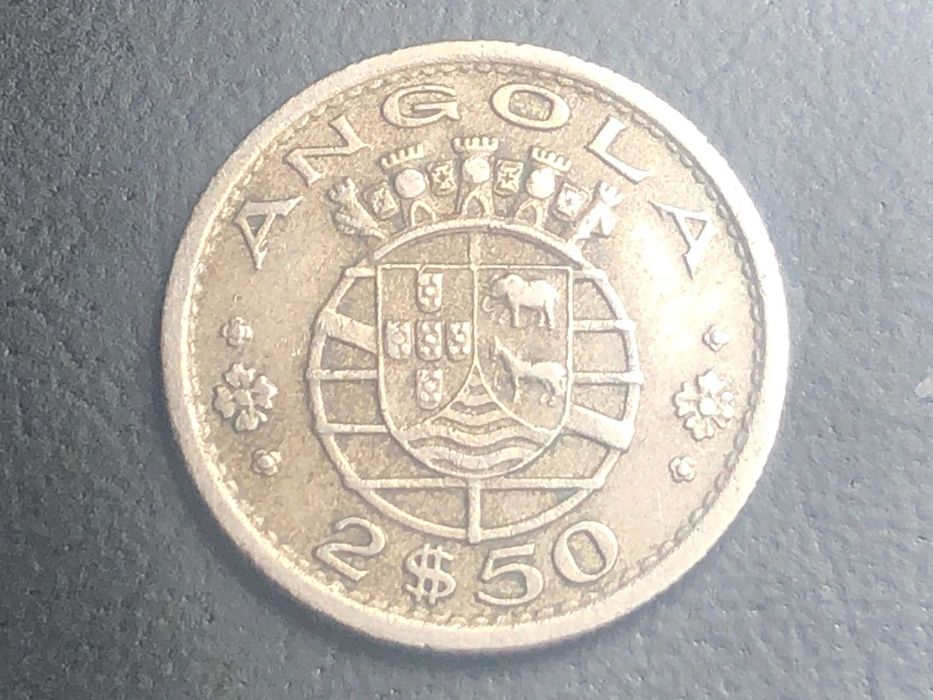 Angola 1956 - 2,5 Escudos Cupro-niquel