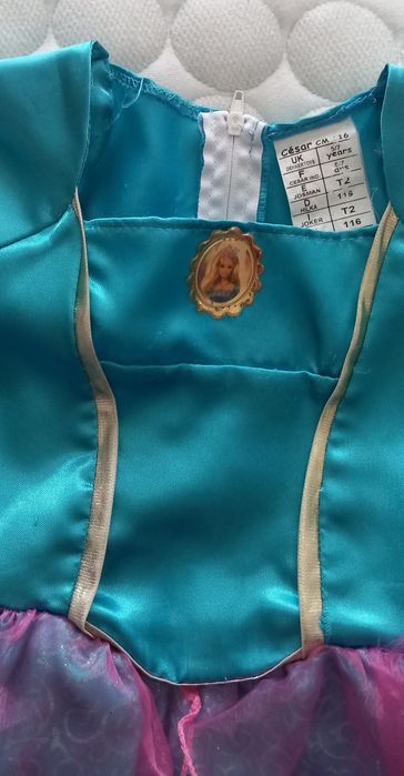 Vestido Fantasia mais o Gancho Tam 4 Anos mais os Sapatos Tam 29