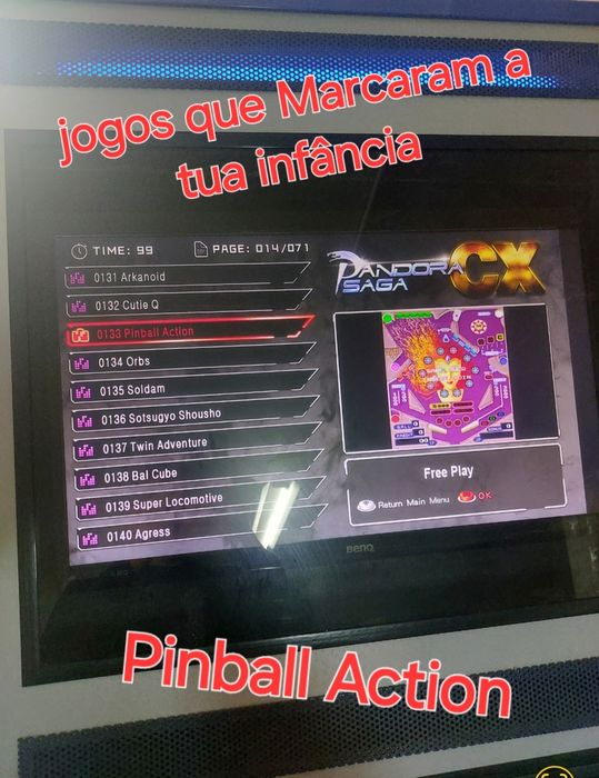 Maquina Arcade Multijogos 2800 jogos