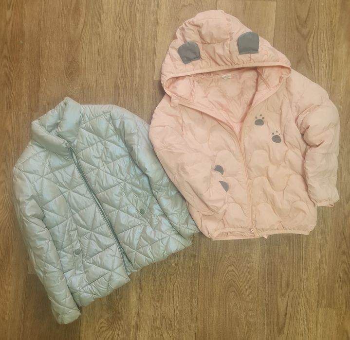 Демісезонні куртки zara на дівчинку 6-7 років