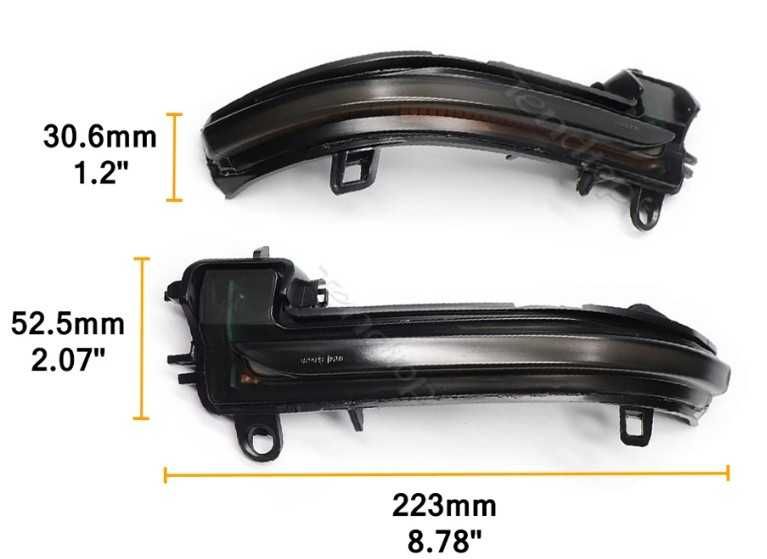 Capas retrovisor preto piano BMW X1 F48 F49 X2 F39 Série 1 F40 F52 Série 2 F45 F46 série Z4 G29 Toyota Supra