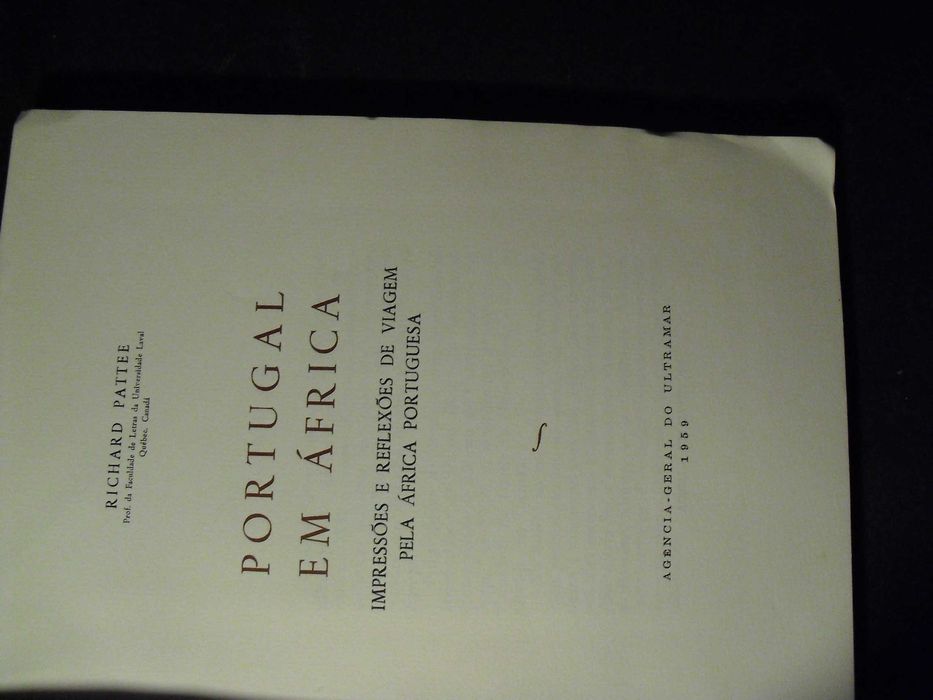 PATTEE (RICHARD)- PORTUGAL EM ÁFRICA- IMPRESSÕES E REFLEXÕES