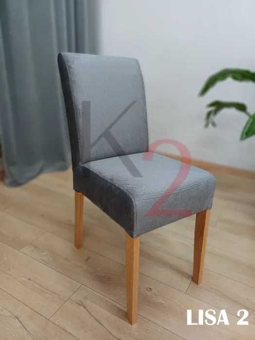 Krzesła Tapicerowane do jadalni, do kuchni, tapicerowane, zmywalne