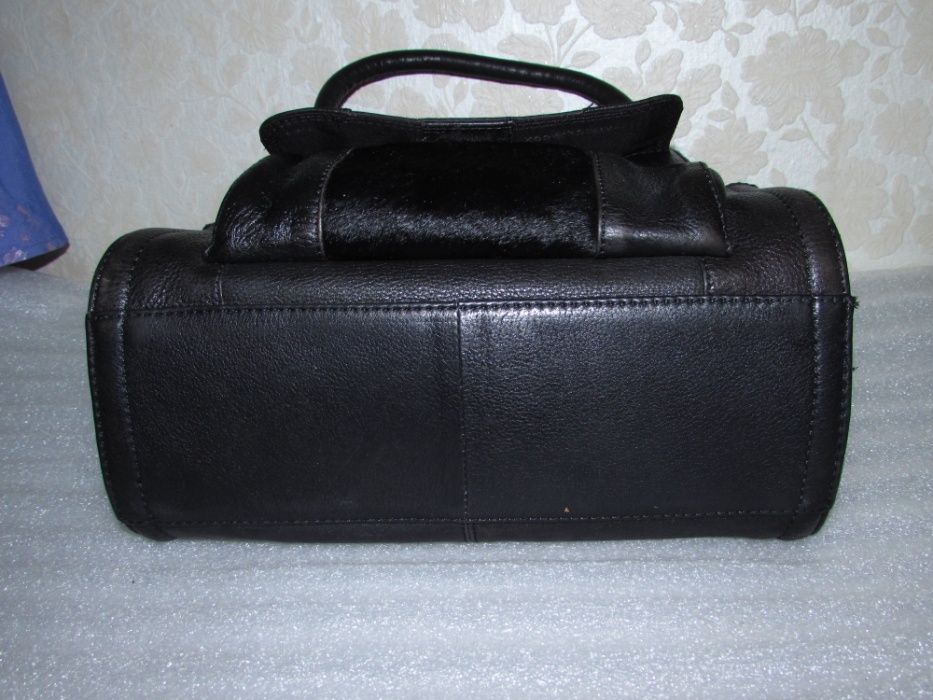 Брендовая сумка 100% натуральная кожа+мех ~patrick cox~