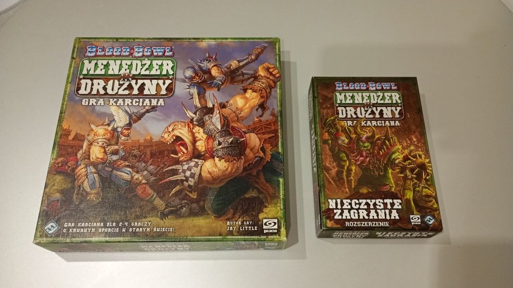 Blood bowl menedżer drużyny + dodatek Nieczyste zagrania