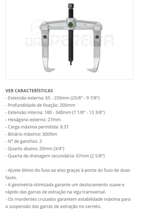 Saca rolamentos universal (Kukko)