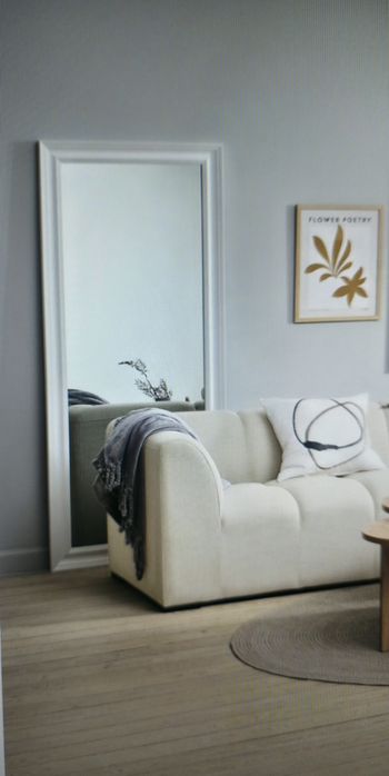 Lustro Mega duże białe 180cm Gruba rama