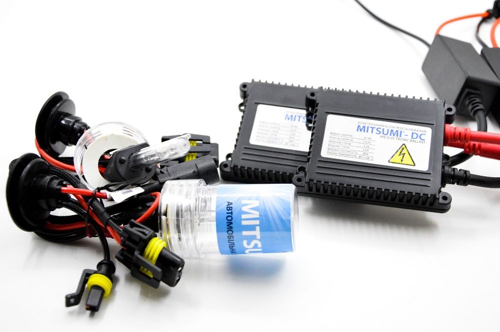 Комплект ксенона Mitsumi H1 H3 H4 H7 H11 H27 4300K, 5000, 6000K 35W DC