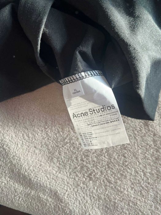 Acne Studios koszulka czarna Black Long Sleeve Xl new