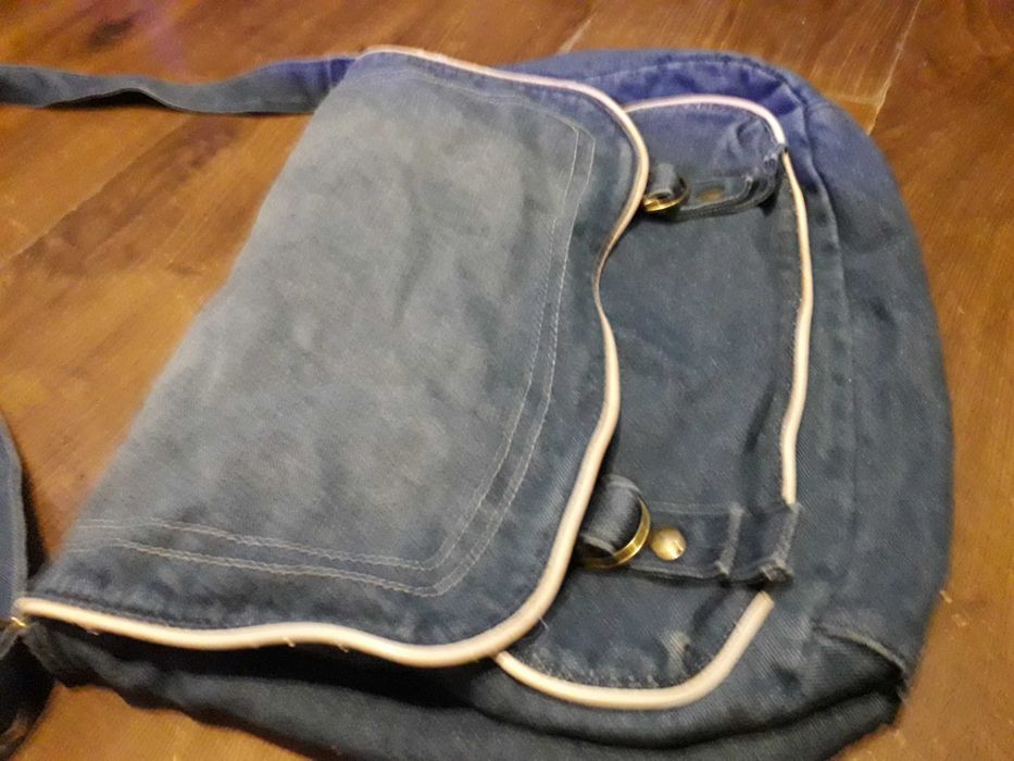 torebka na pasku dżinsowa