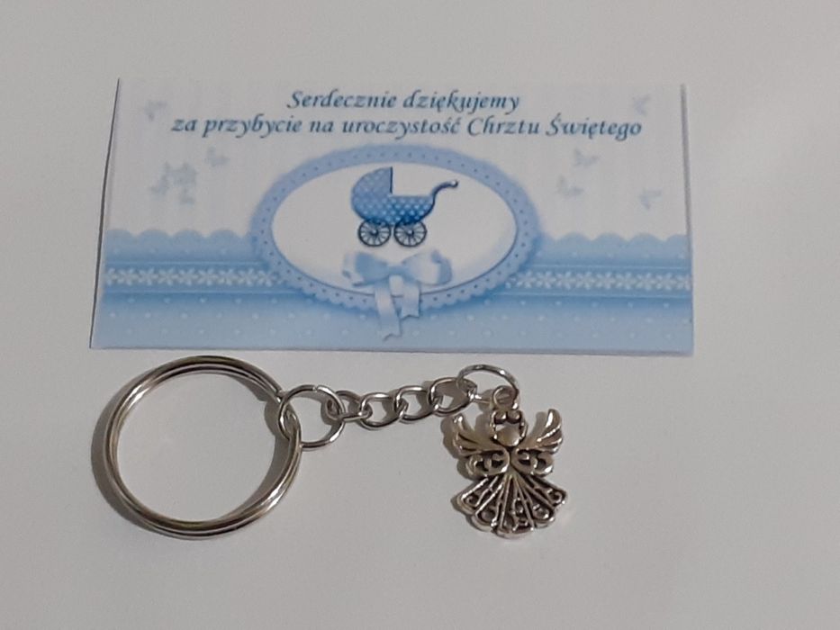 Brelok podziękowanie,  komunia , chrzciny
