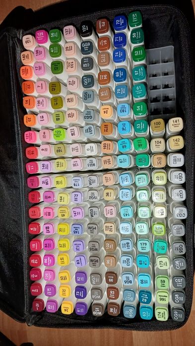 Спиртові маркери Touch, 168 штук, набір