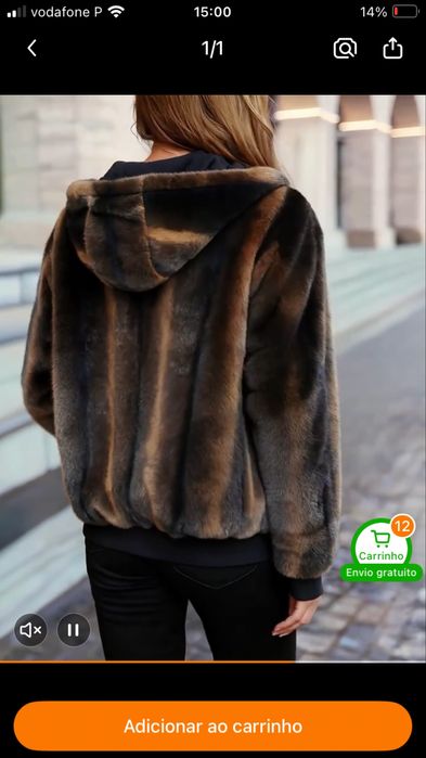 Casaco de pelo  muito quentinho