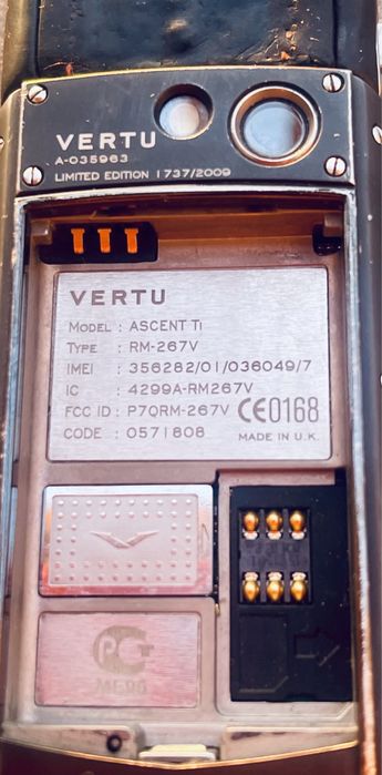 Телефон VERTU ASCENT Ti оригинал!!