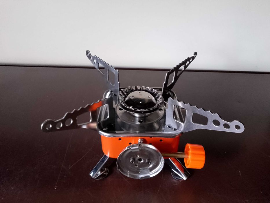 Kuchenka Turystyczna Mini Gazowa Na Kartusz Palnik Polowa 2xgaz tanio