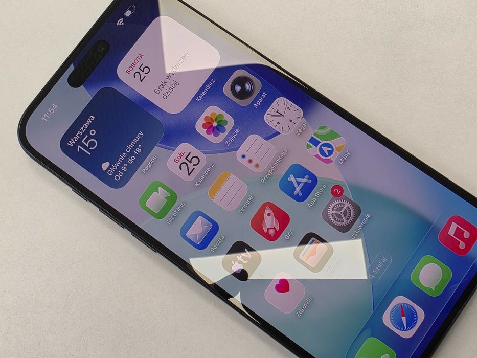 iPhone 16 PLUS 128GB/ eSIM + eSIM/ A3082/ Black/ Czarny/ BAT 99%/ + ładowarka/ GW 12 MSC/ Grade B+ do A-