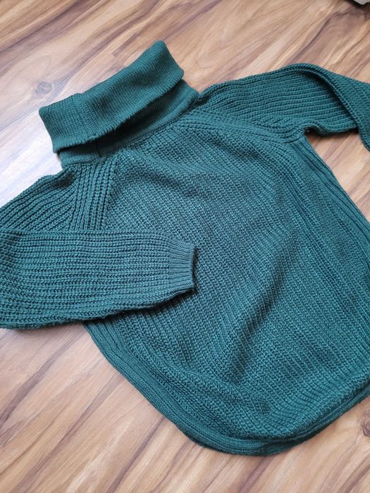 Sweterek butelkowa zieleń XS