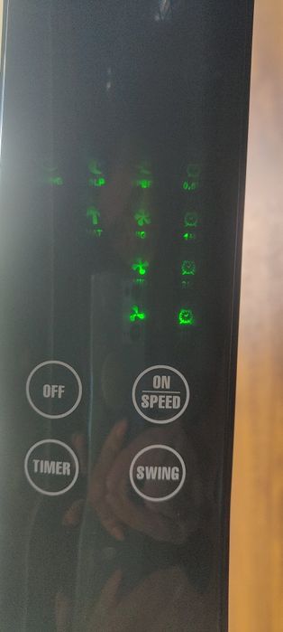 Wentylator obrotpwy podłogowy z pilotem