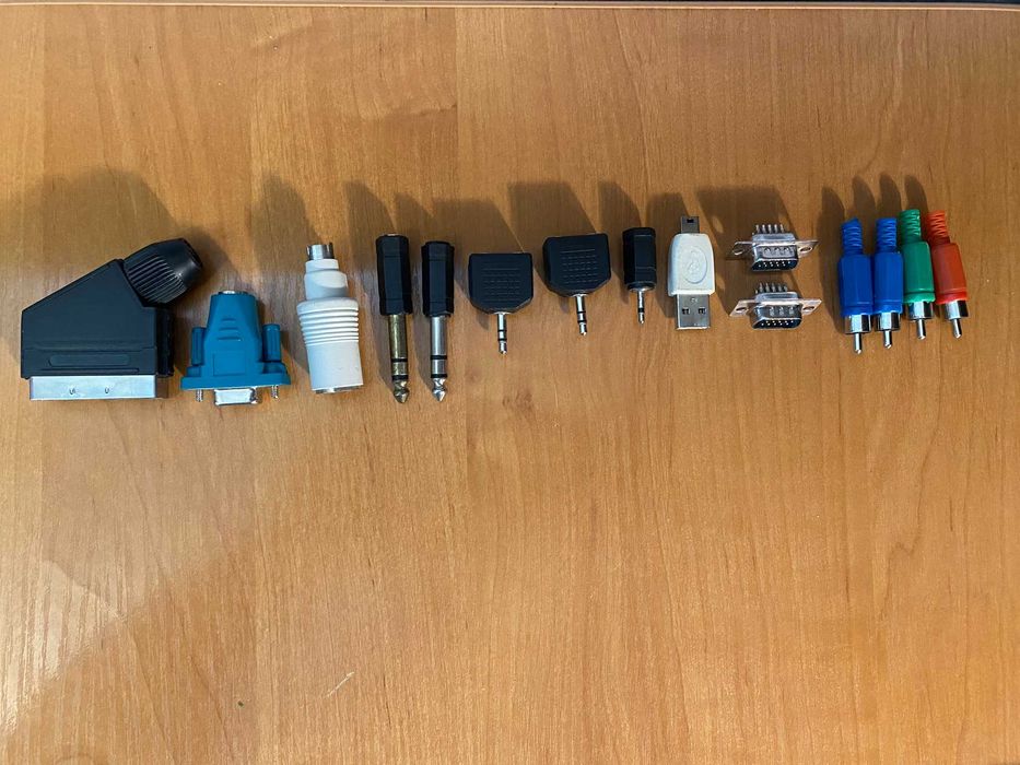 Переходники с USB, MiniUSB, TRS (2,5 3,5 6,35), RCA