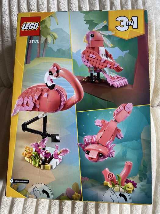 LEGO® 31170 Creator 3w1 - Dzikie zwierzęta: różowy flaming