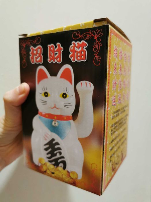 Chiński kot szczęścia Czarny