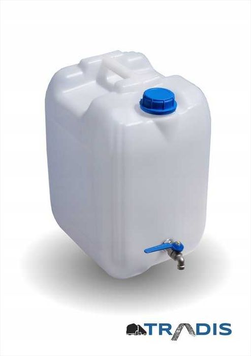 Zbiornik kanister pojemnik bańka na wodę z kranem 10L