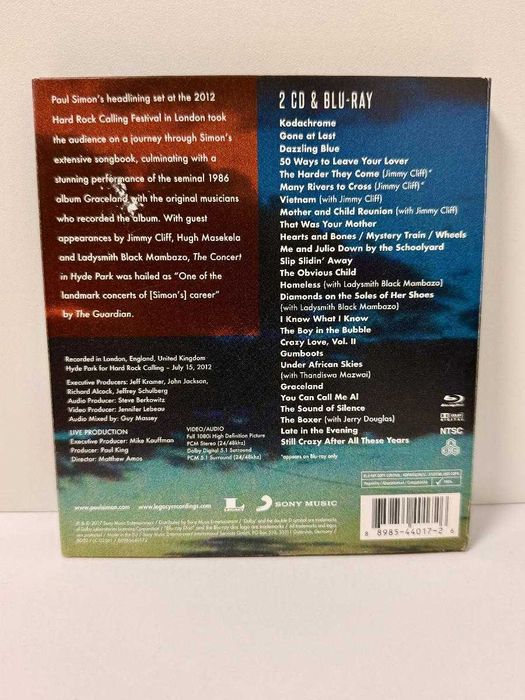 Paul Simon - The Concert In Hyde Park Live Koncert na 2x CD + Blu-ray