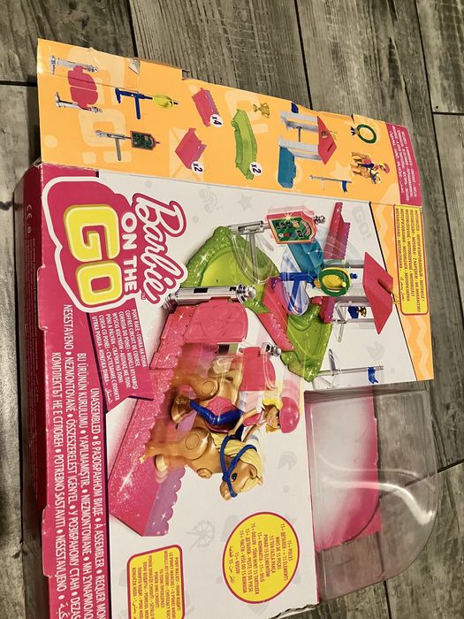 Barbie on the go zestaw