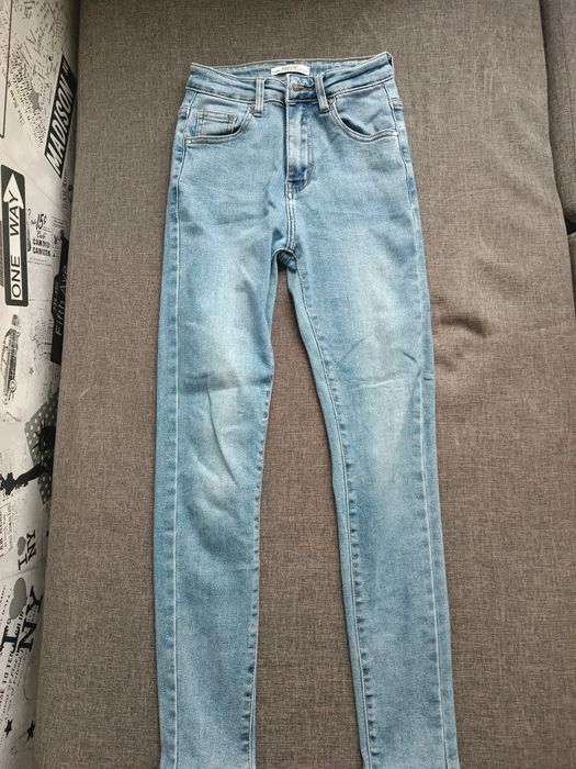 Spodnie damskie jeansy xs