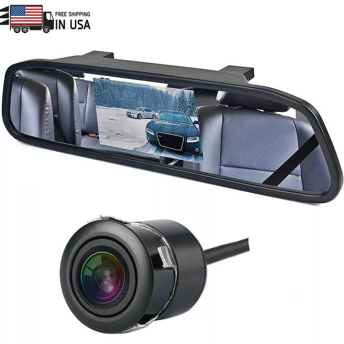 Monitor espelho de 4,3'' ou 5'' com ou sem camara