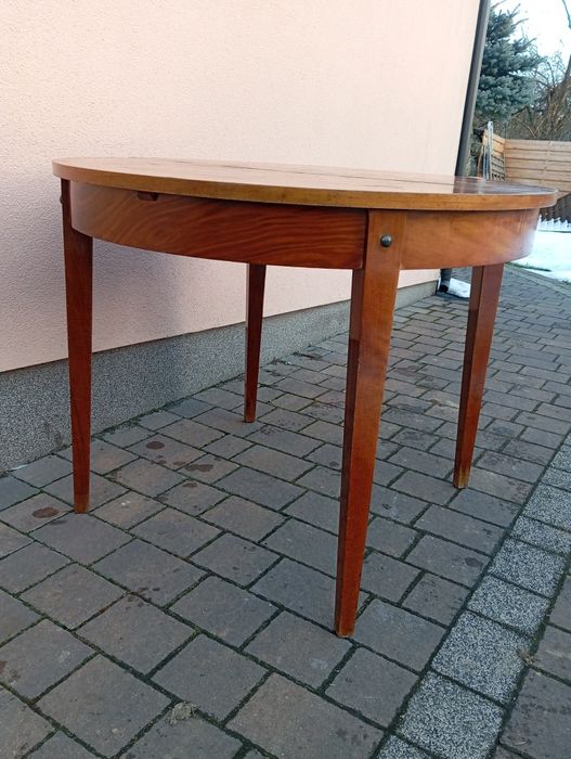 Stół okragły PRL Transport