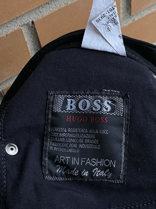 Штани Hugo Boss чорні L-XL класичні эластичні