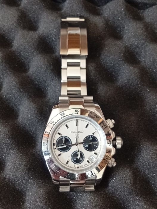 Relógio Cronógrafo Seiko VK63 "Panda"