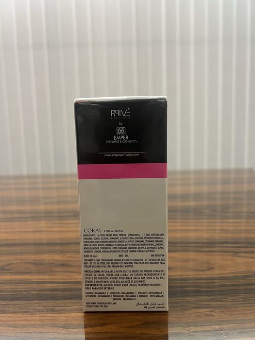 Perfume Árabe Feminino Coral Pour Femme