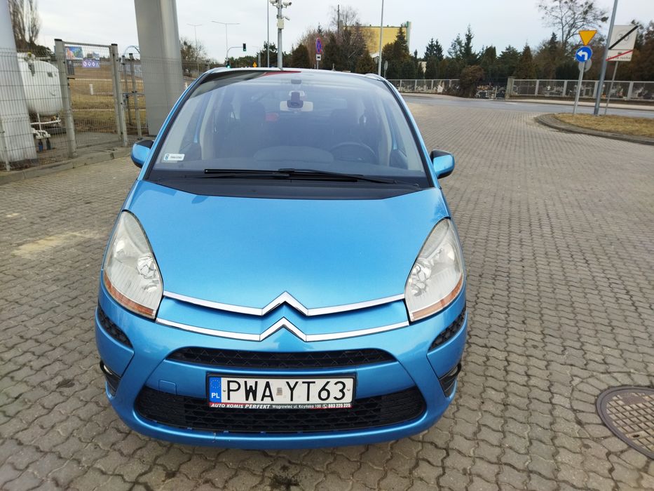Citroen C4 Picasso 1.6 z gazem rok 2009 hak holowniczy panorama