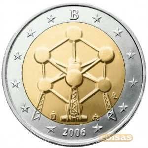 Bégica moedas comemorativas 2 euros ou 2,00 UNC