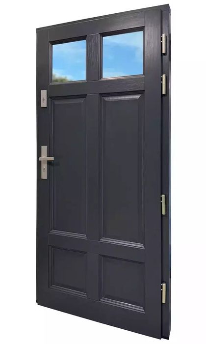 Drzwi zewnętrzne dębowe