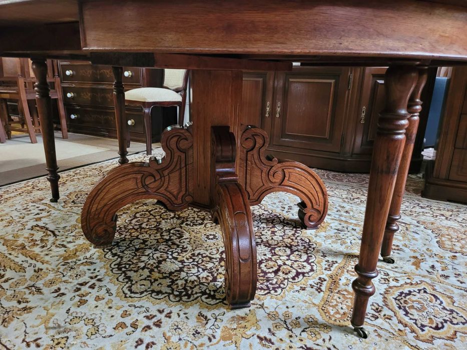 Mesa antiga extensível em madeira maciça - óptimo estad