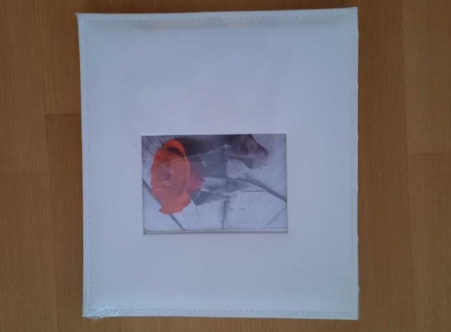 Biały album na zdjęcia wklejane 60 stron komunia ślub