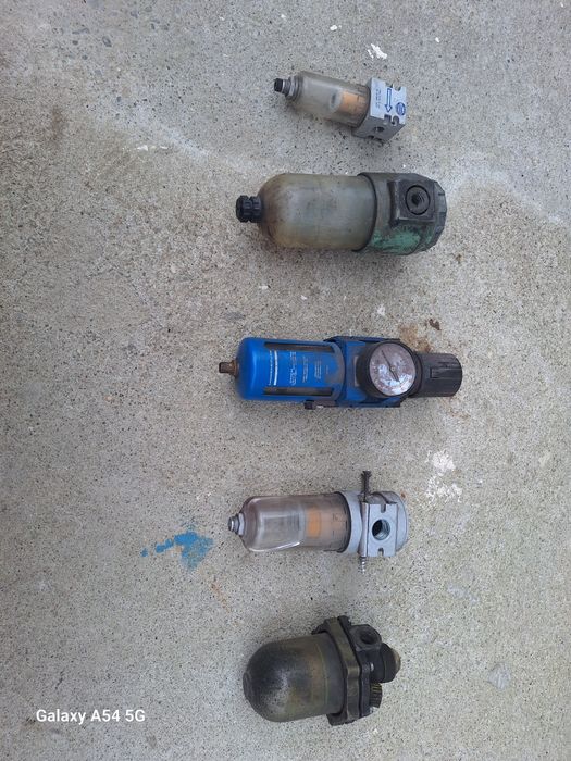 Filtry i reduktory pneumatyczne – komplet 5 sztuk