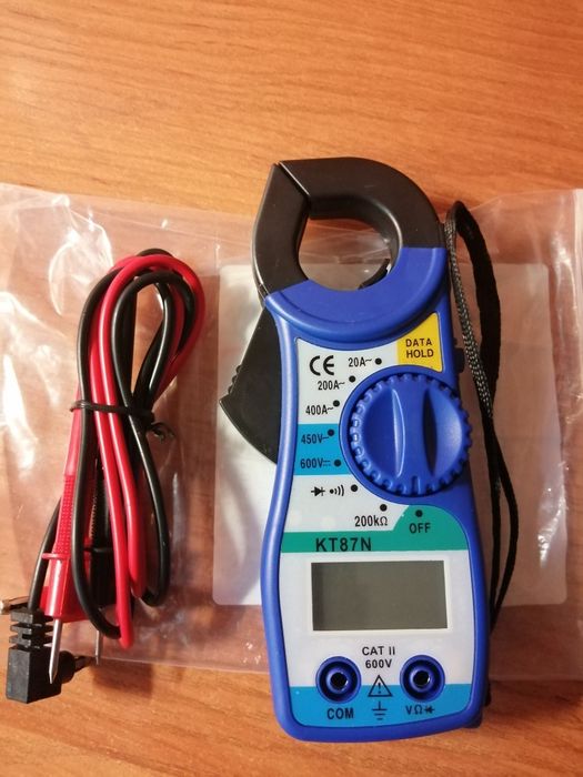 Токові клещі КТ87N-Мультиметр.