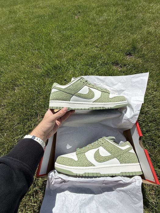 NIKE DUNK LOW - GREEN OIL PRINT 44,5 (nowy z boxem)