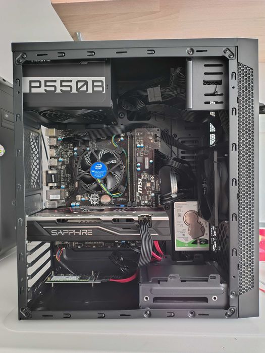 Komputer stacjonarny – i5 / RX 580 / 16 GB RAM | gotowy do gier 1080p, nauki, pracy