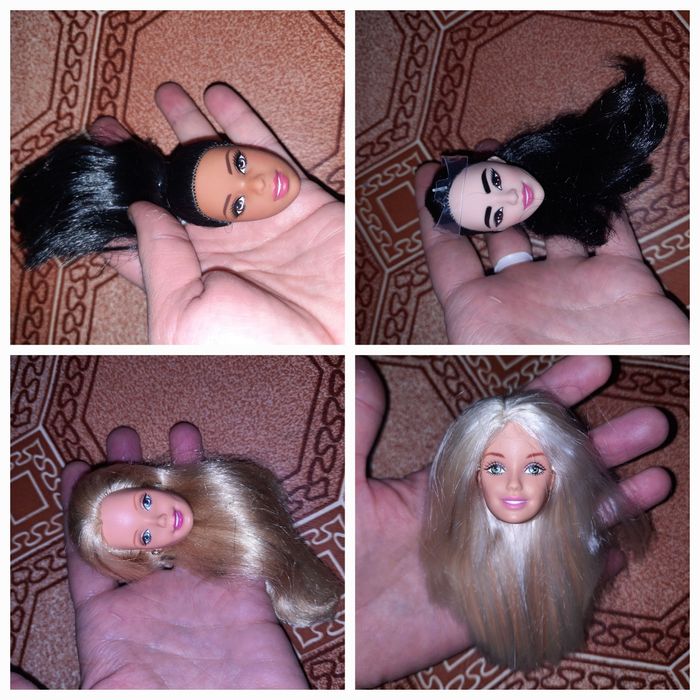 Голова, запчастини до ляльки барбі